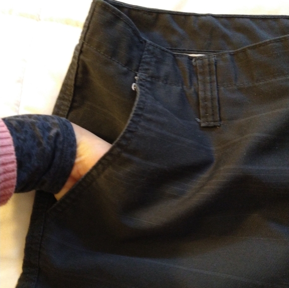 Size 34 men's classic flat front dark blue stripe short - Picture 9 of 15